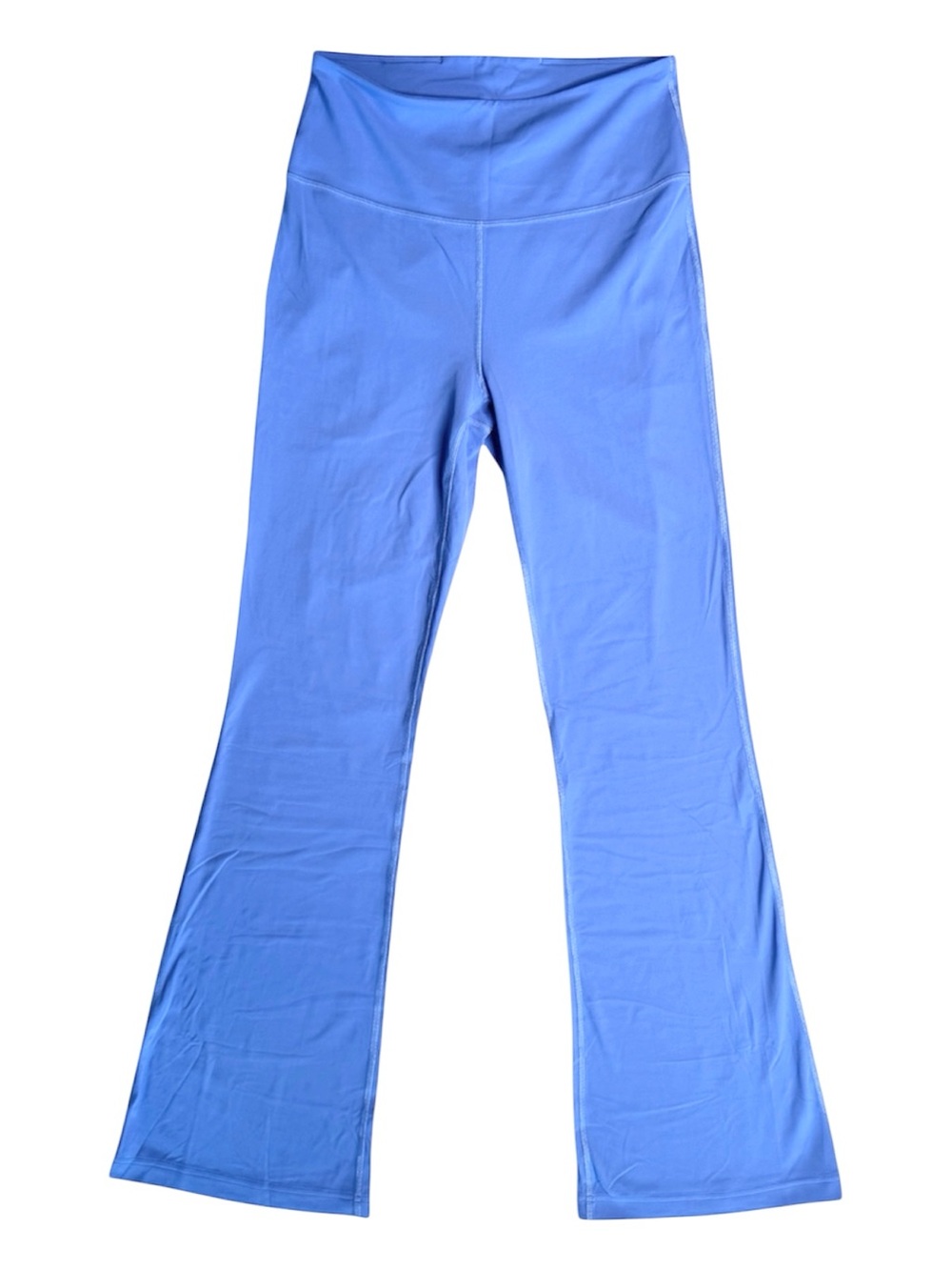 LULULEMON ATHLETICA Women's Blue Groove Nulu High Rise Flared Pant